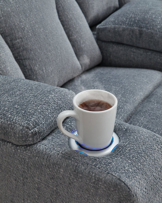 Studio Cave Power Reclining Loveseat with Console