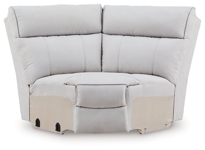Social Pointe Reclining Sectional with Storage Console