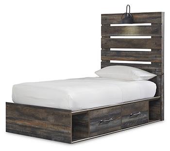 Drystan Bed with 4 Storage Drawers