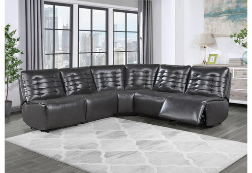 BUILD IT YOUR WAY U6066 BLANCHE CHARCOAL 3 POWER SECTIONAL image