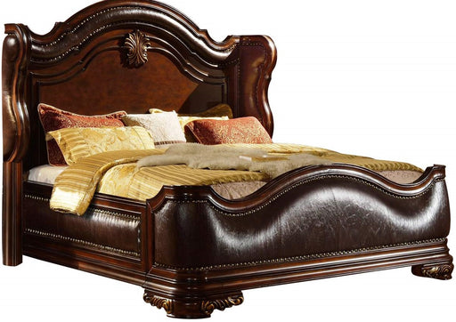 Galaxy Home Bella Queen Bed in Dark Walnut image