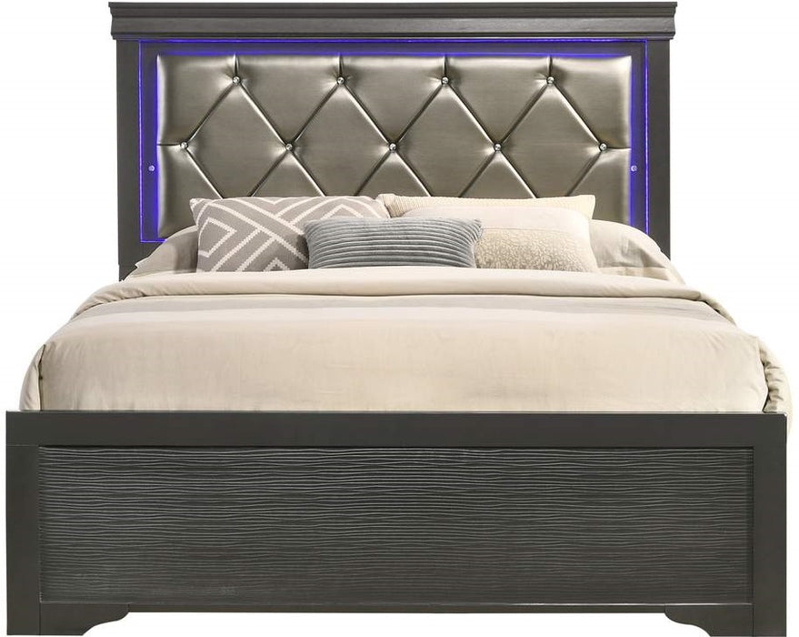 Galaxy Home Brooklyn Twin Bed in Gray image