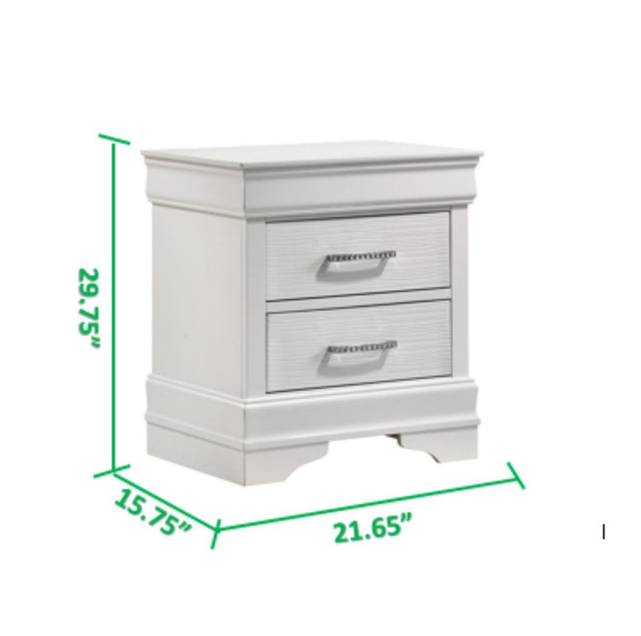 Galaxy Home Brooklyn Nightstand in White