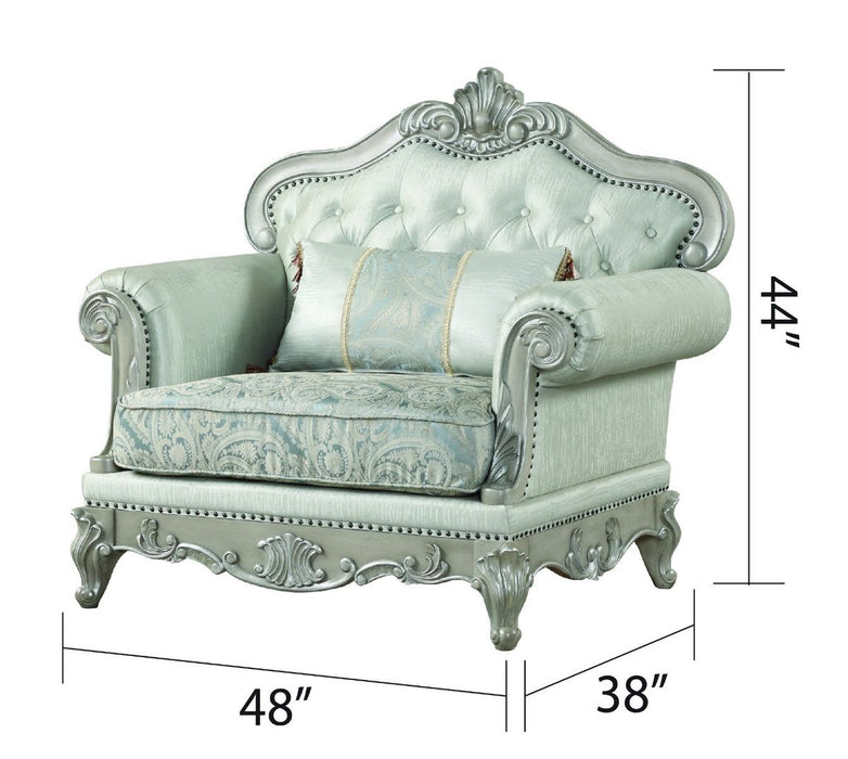 Galaxy Home Tuscan Chair in Grey