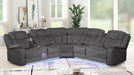 Galaxy Home Challenger Reversible Sectional Gray image