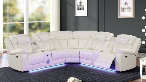 Galaxy Home Challenger Reversible Sectional Ice image