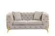 Galaxy Home Contempo Loveseat in Grey image