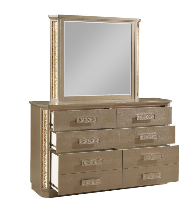 Galaxy Home Medusa Dresser in Gold