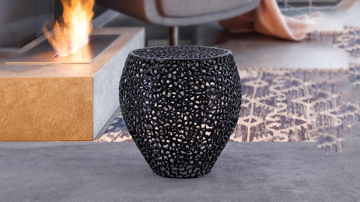 Galaxy Home ET3403-18 Coffee Table in Black