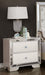 Galaxy Home Madison 2 Drawer Nightstand in Beige image