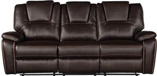 Galaxy Home Hong Kong Power Reclining Sofa in Brown image