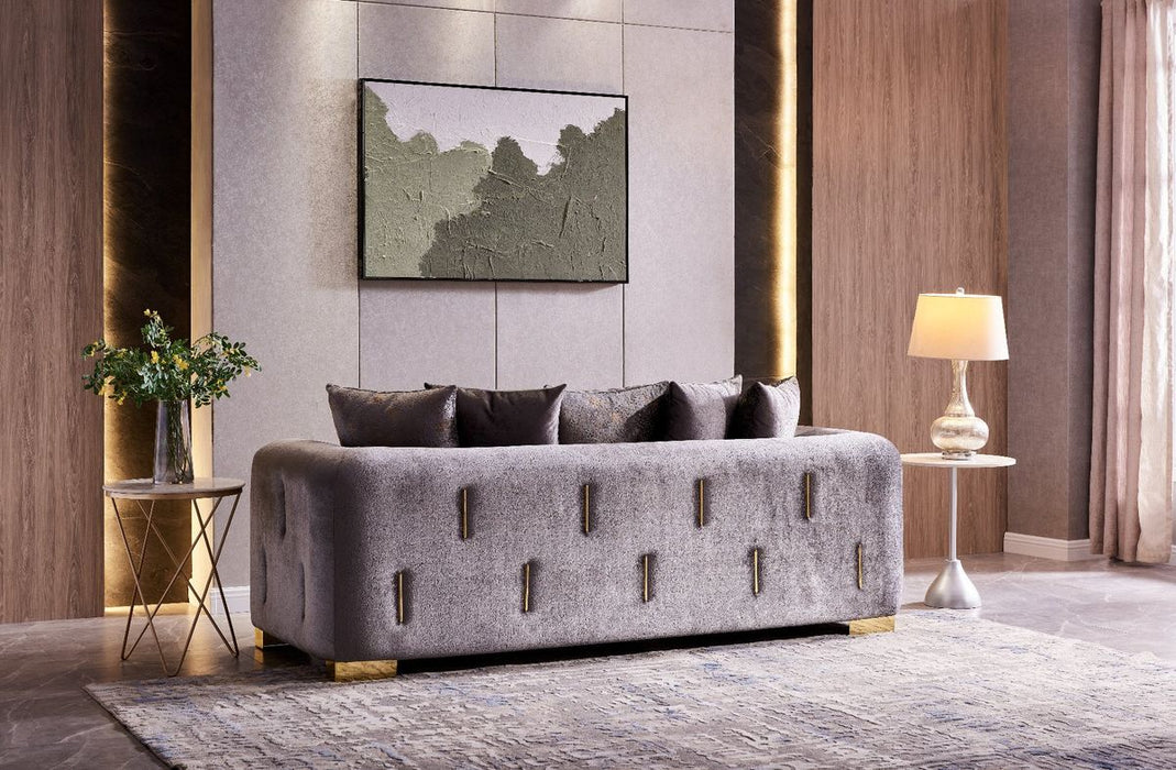 Galaxy Home Impreza Sofa in Gray