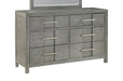 Galaxy Home Kenzo Dresser in Gray image