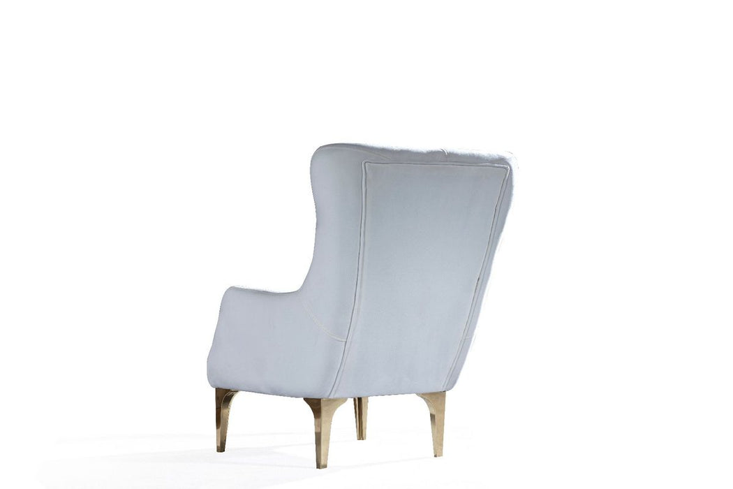 Galaxy Home Lust Chair in Off White