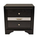 Galaxy Home Matrix Nightstand in Black image