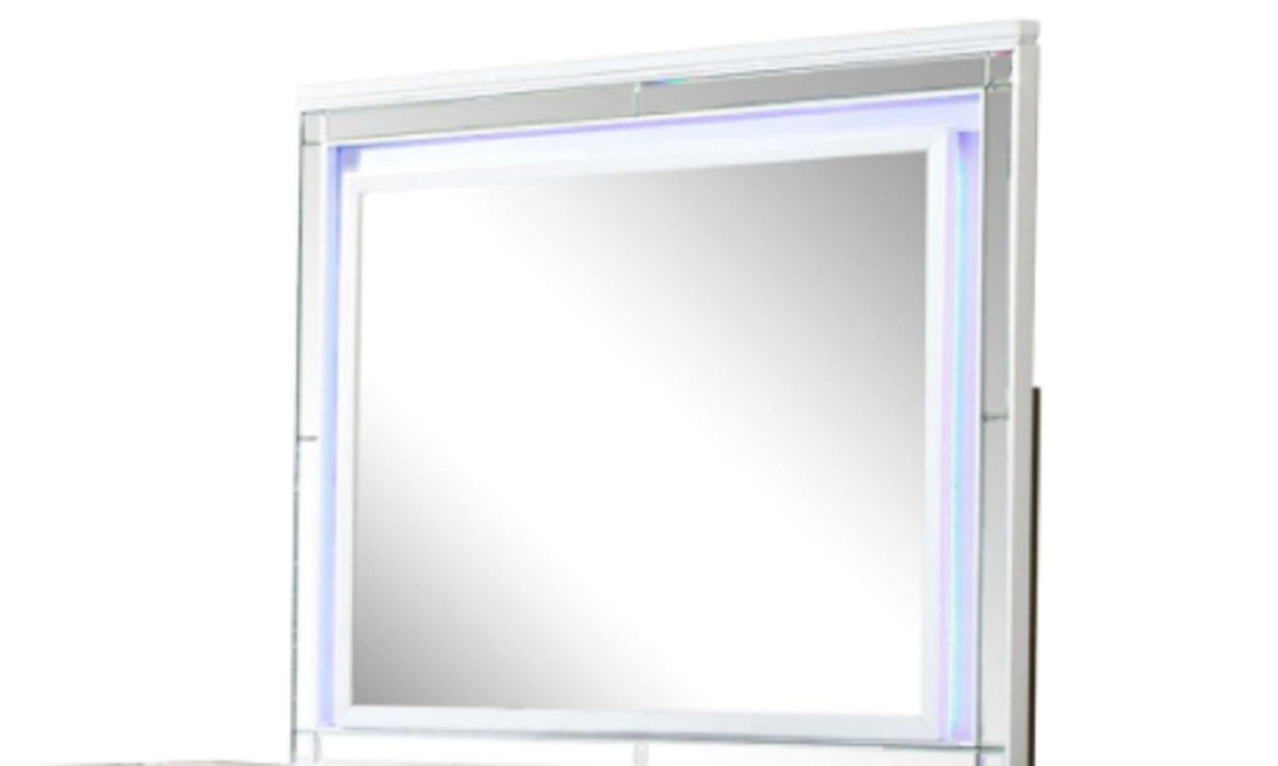 Galaxy Home Sterling Mirror in White image