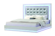 Galaxy Home Passion King Bed in Milky White image