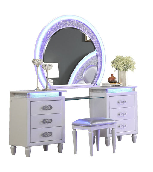 Galaxy Home Perla LED Vanity in Milky White image