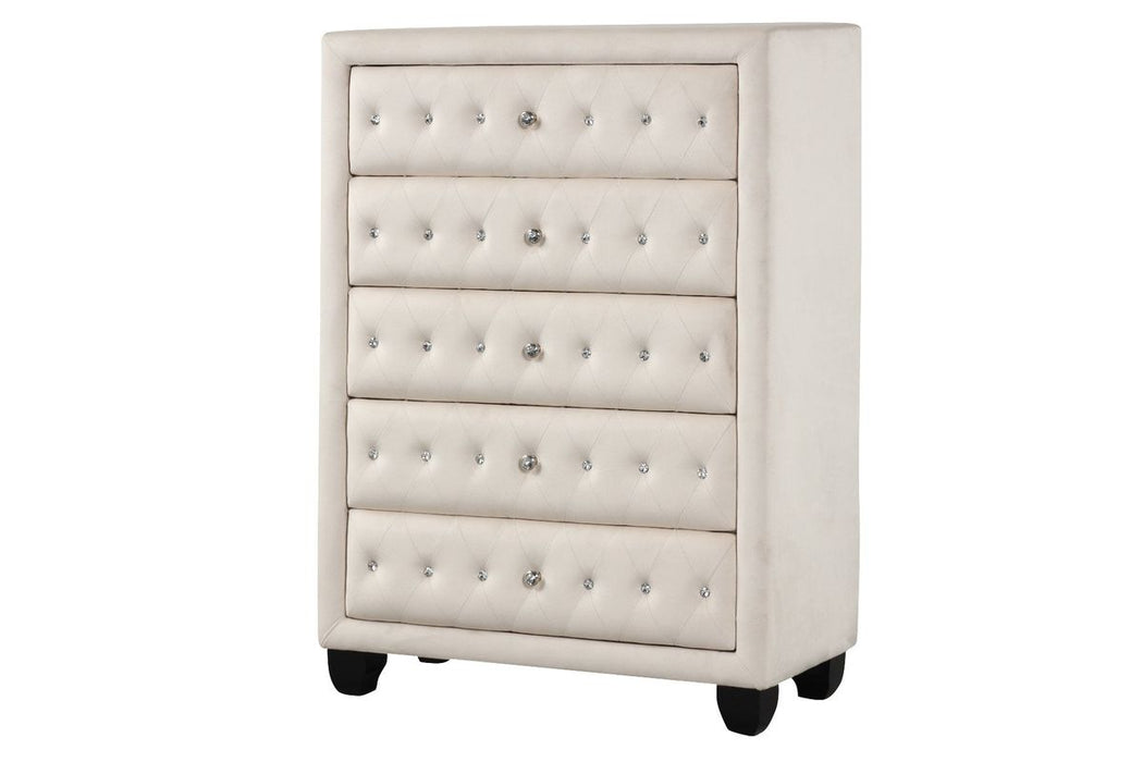 Galaxy Home Sophia Chest in Cream