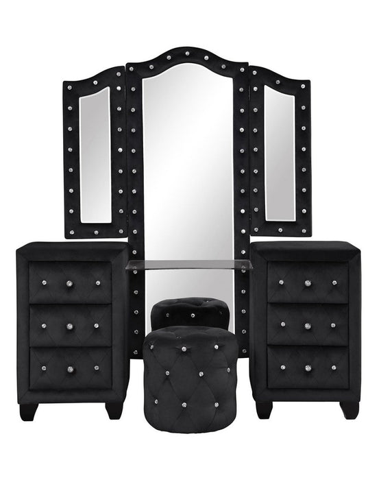 Galaxy Home Sophia Vanity in Black image