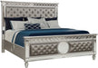 Galaxy Home Symphony King Bed in Silver image
